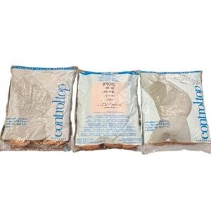 Silkies Control Top Nylon‎ Sheer Pantyhose Large Nude 2003 NIP 3 Packs